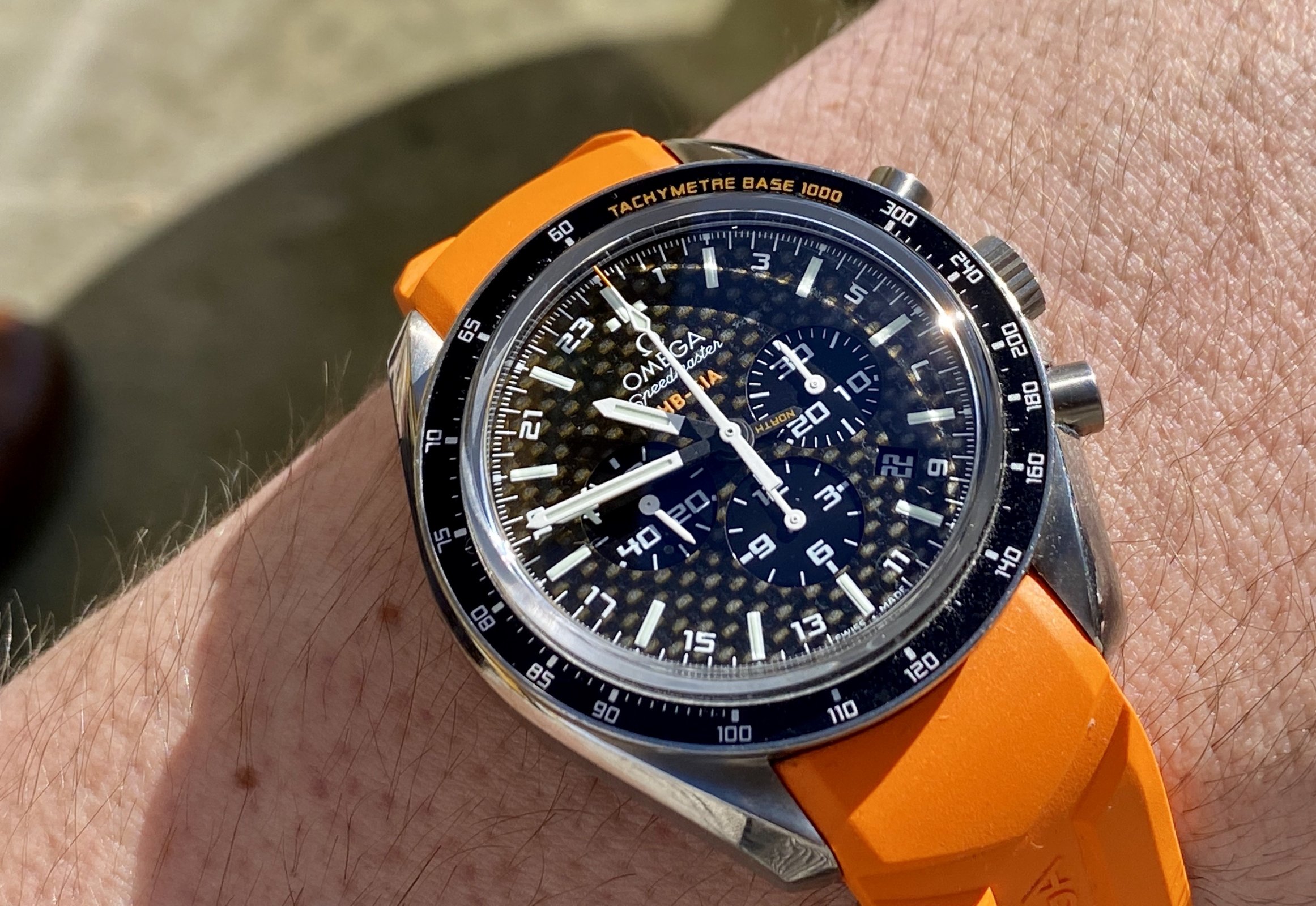Replica Omega Speedmaster HB-SIA Co-axial GMT Chronograph Watch